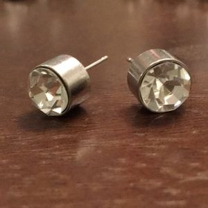 💎SALE💎 big crystal silver studs
